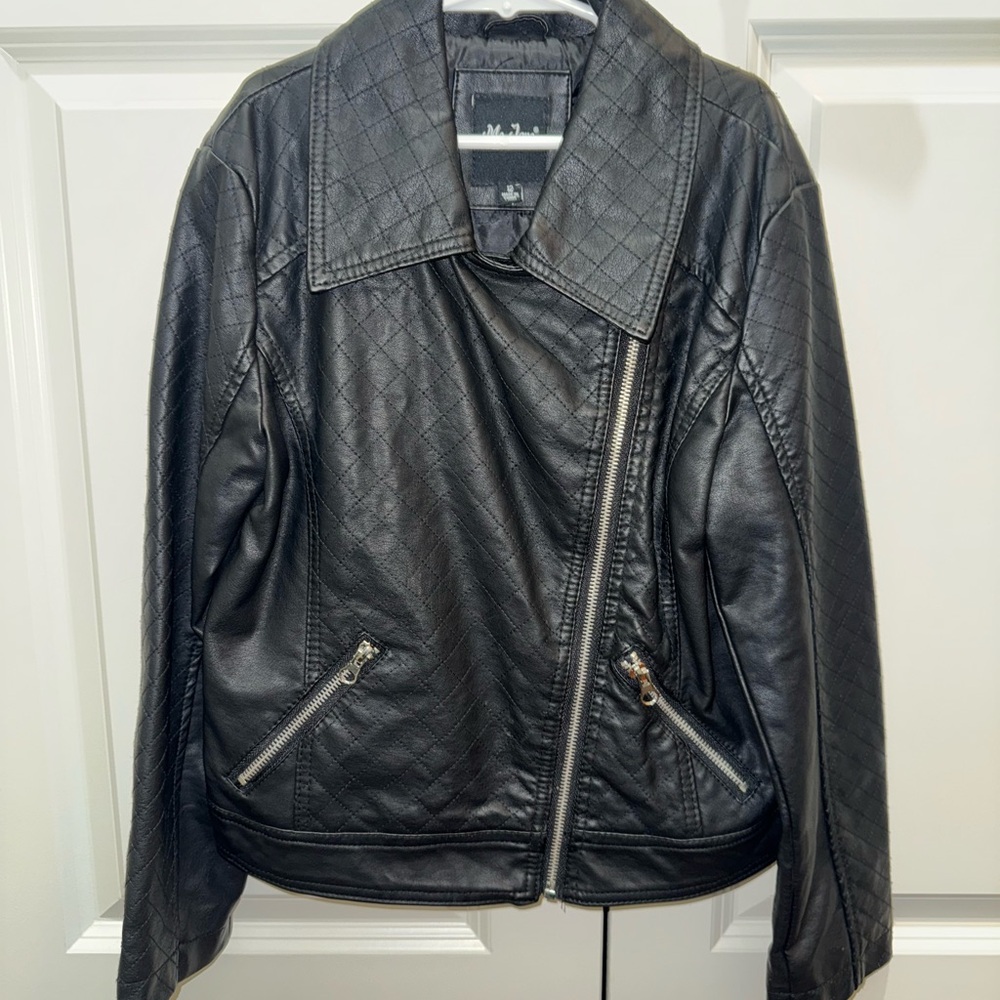 Leather look Jacket EUC